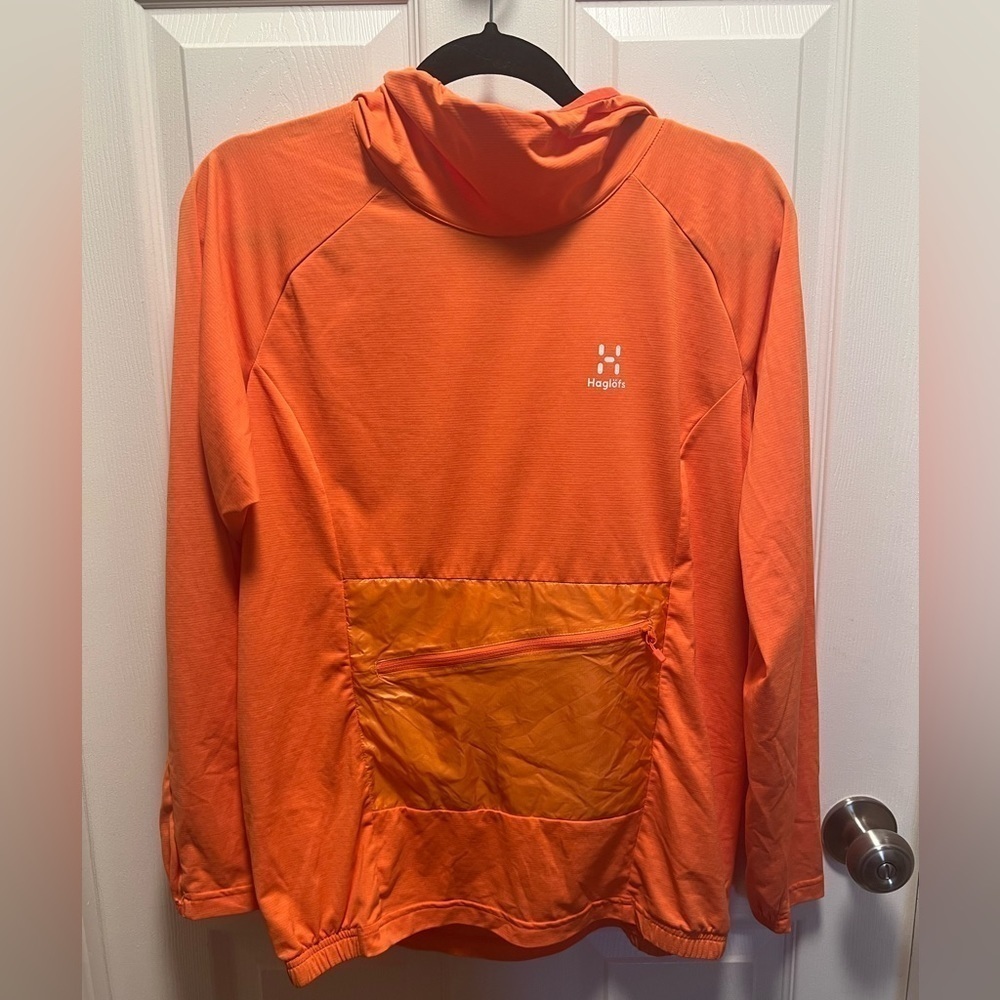 Haglofs | Orange Mirre Mid Hooded Top Women's Sz‎ M